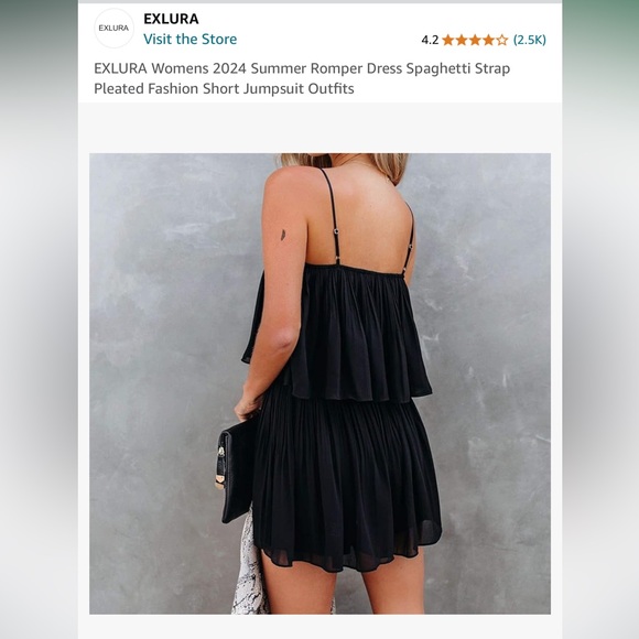 Exlura Black Jumpsuit - Picture 2 of 7